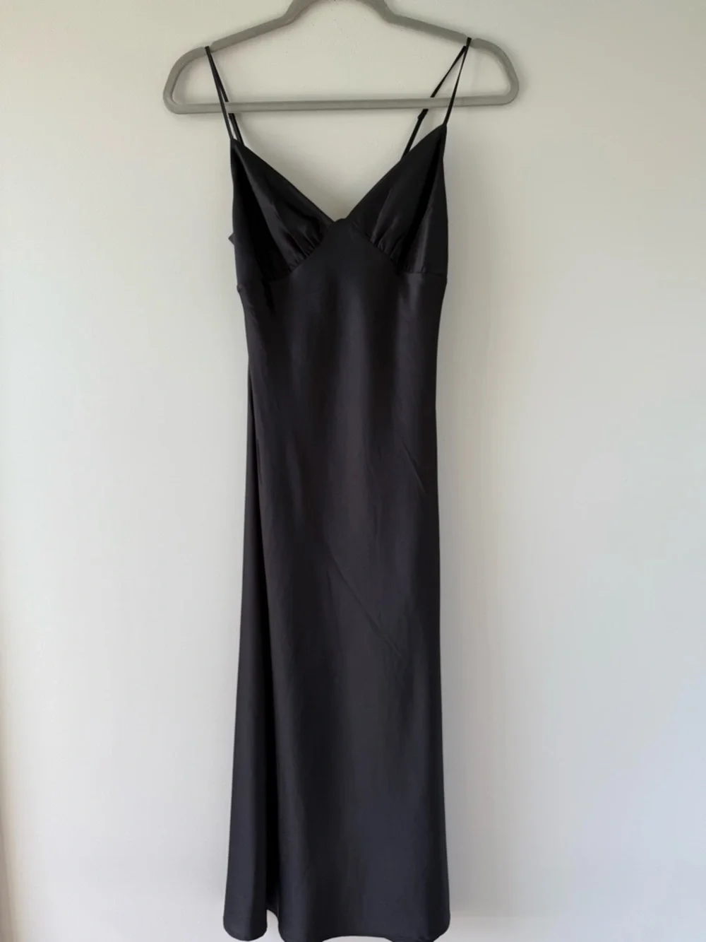 Dynamite Black Slip Midi Dress - Picture 1 of 2